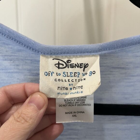 Disney Off to Sleep We Go Munki Munki Nite Nite Kermit the Frog PJ Top Size XXL - Picture 5 of 9